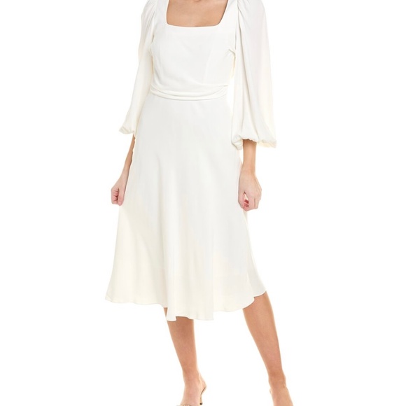 UNGARO Dresses & Skirts - UNGARO Margot Midi Ivory Dress